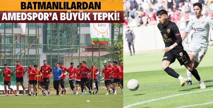 BATMANLILARDAN AMEDSPOR'A BÜYÜK TEPKİ! 