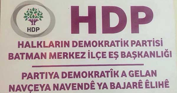 HDP kongreye gidiyor