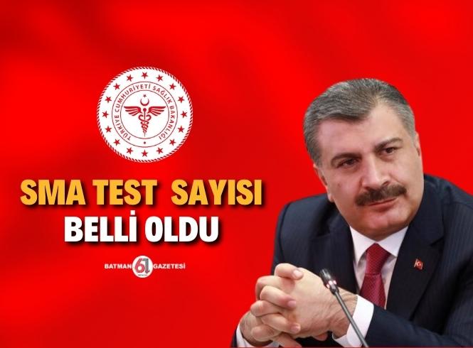 1 milyon kişiye SMA testi 