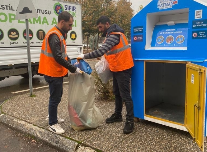 167 TON ATIK GİYSİ GERİ DÖNÜŞÜME KAZANDIRILDI