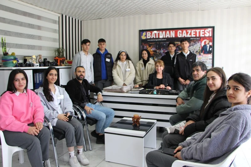 Genç Gazeteciler Batman Gazetesi'nde