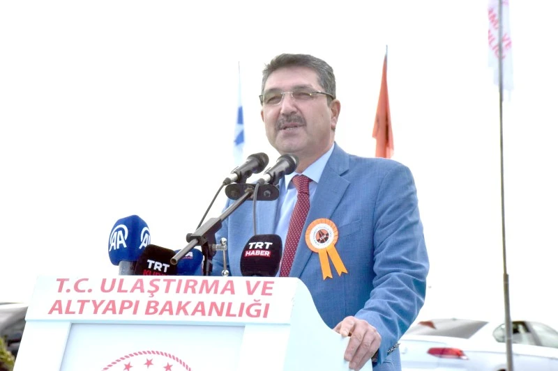 URALOĞLU, DUBLE YOLUN AÇILIŞINI GERÇEKLEŞTİRDİ