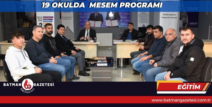 19 OKULDA MESEM PROGRAMI