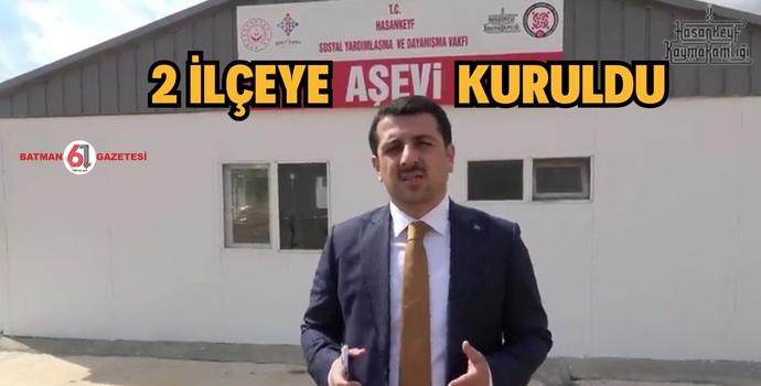 2 İLÇEYE AŞEVİ KURULDU