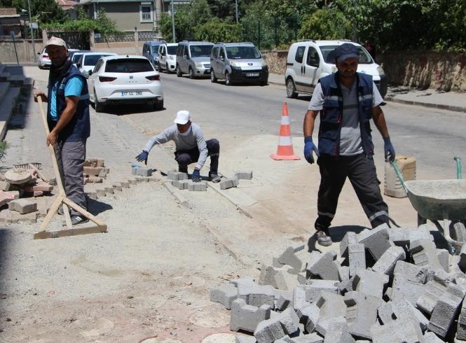 45 derecede parke çalışmaları!