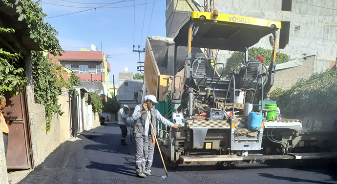 7 mahallede yol çalışması