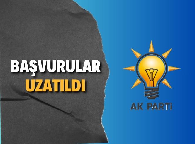 AK Parti’de adaylık başvuru süresi uzatıldı