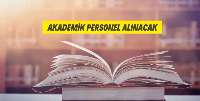 AKADEMİK PERSONEL ALIMI