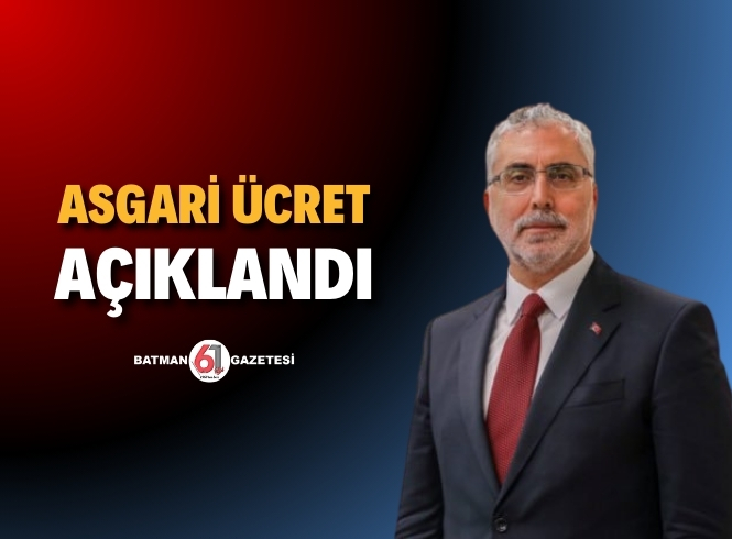 Asgari ücret belli oldu 