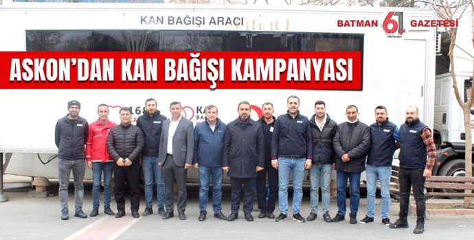 ASKON’DAN KAN BAĞIŞI KAMPANYASI