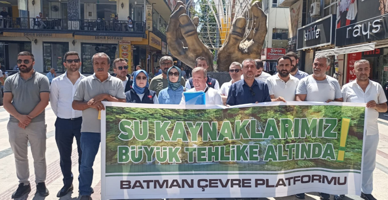 Batman Çevre Platformu: Su Kaynaklarımız Büyük Tehdit Altında