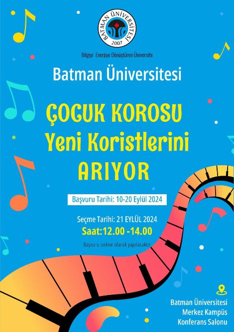 BATMAN ÜNİVERSİTESİNDEN DUYURU