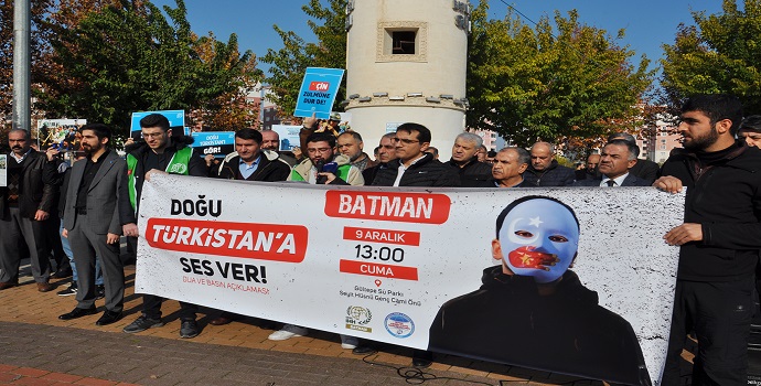 BATMANDA ÇİN PROTESTOSU