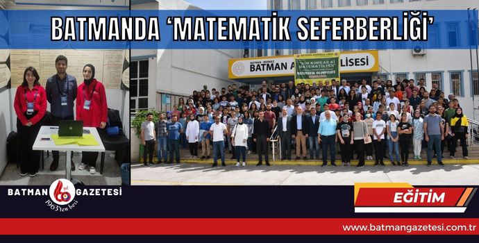 BATMANDA ‘MATEMATİK SEFERBERLİĞİ’