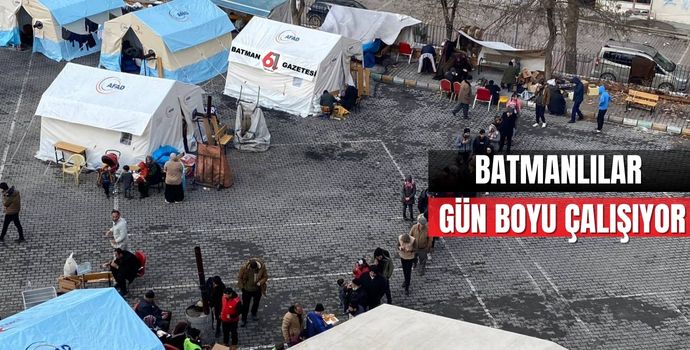 BATMANLILAR GÜN BOYU ÇALIŞIYOR