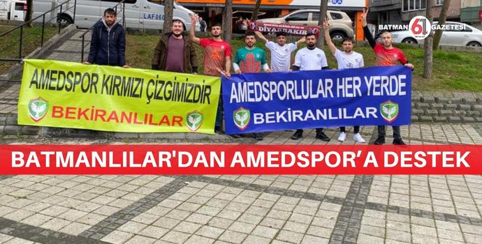 BATMANLILAR'DAN AMED’E DESTEK