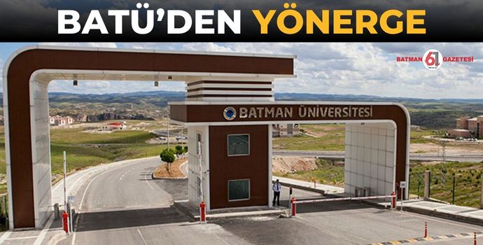 BATÜ’DEN YÖNERGE