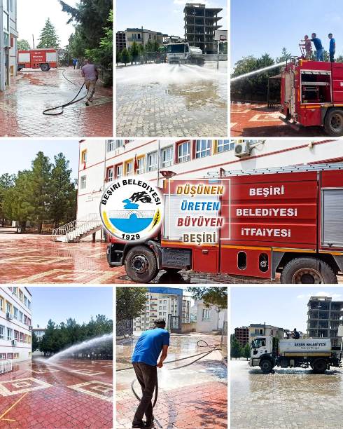 BEŞİRİ BELEDİYESİ: OKULLARIMIZI ÖĞRENCİLERİMİZ İÇİN HAZIRLIYORUZ