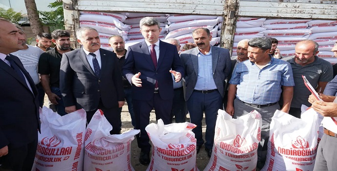 BEŞİRİ’DE MERCİMEK TOHUMU DAĞITILDI