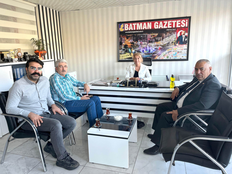 BİK VE MEDYA İŞ TEMSİLCİLERİ GAZETEMİZDEYDİ       