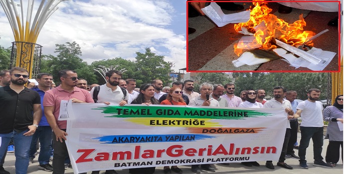 BORDRO YAKILDI ZAMLAR PROTESTO EDİLDİ