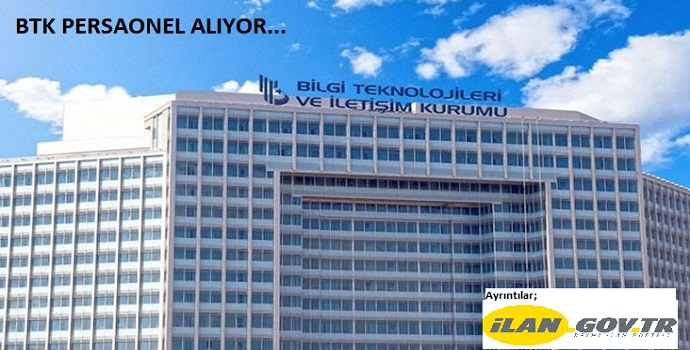 BTK PERSONEL ALIYOR...