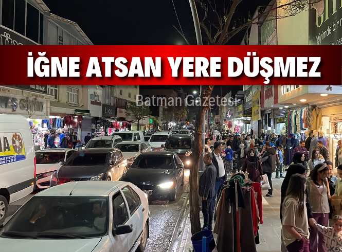 ÇARŞIDA BAYRAM YOĞUNLUĞU 