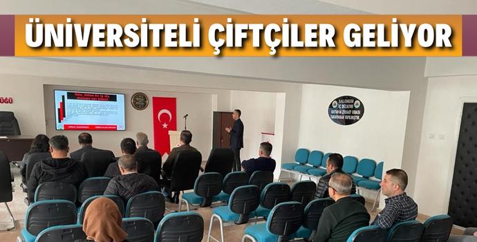 ÇİFTÇİ EĞİTİMLERİ DEVAM EDİYOR