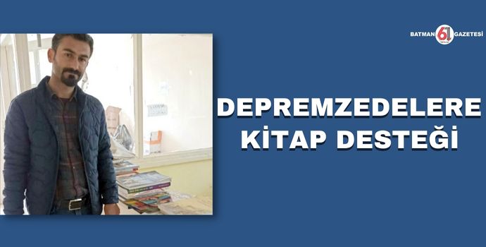 DEPREMZEDELERE KİTAP DESTEĞİ