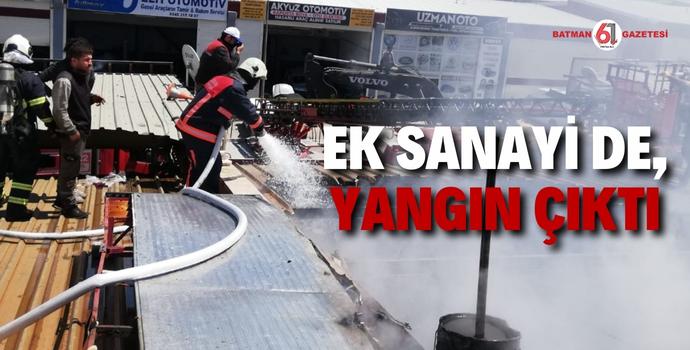 EK SANAYİ SİTESİNDE YANGIN ÇIKTI!