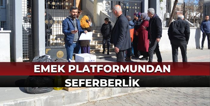 EMEK PLATFORMUNDAN SEFERBERLİK