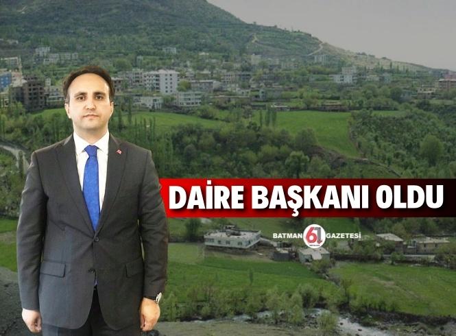 Eski kaymakam daire başkanı oldu