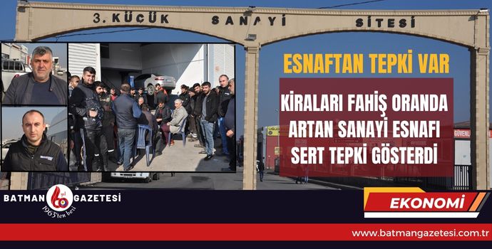 ESNAFTAN TEPKİ VAR