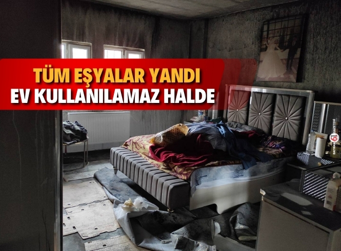 Evi yanan kanser hastası yardım bekliyor