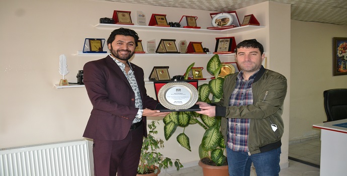 GAZETEMİZE PLAKET