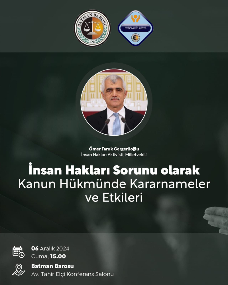 GERGERLİOĞLU, PANELİN KONUĞU