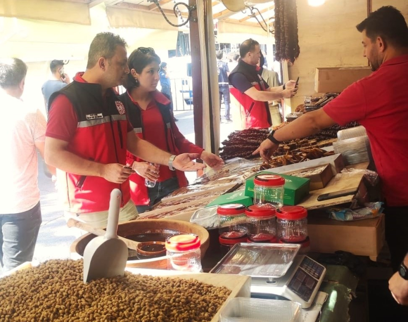 GIDA, TARIM VE HAYVANCILIK FUARI DENETİMLERİ BAŞLADI