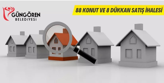 GÜNGÖREN BELEDİYESİNDEN KONUT VE DÜKKAN SATIŞ İHALESİ