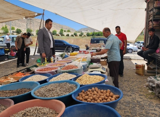 HASANKEYF KAYMAKAMI, ESNAFLA BULUŞTU