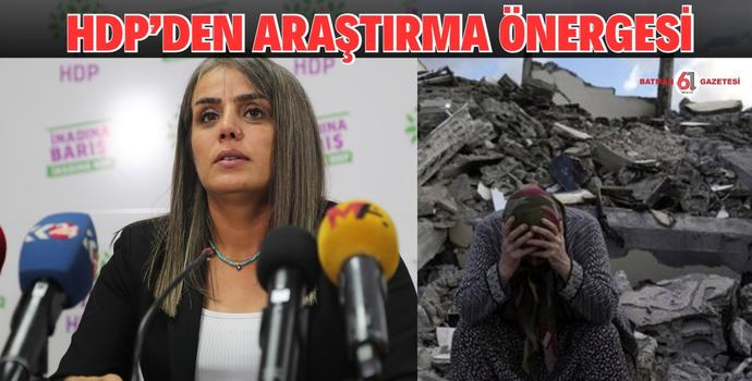 HDP’DEN ARAŞTIRMA ÖNERGESİ