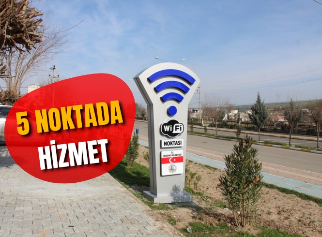 İKİKÖPRÜ'DE 5 NOKTADA İNTERNET HİZMETİ 