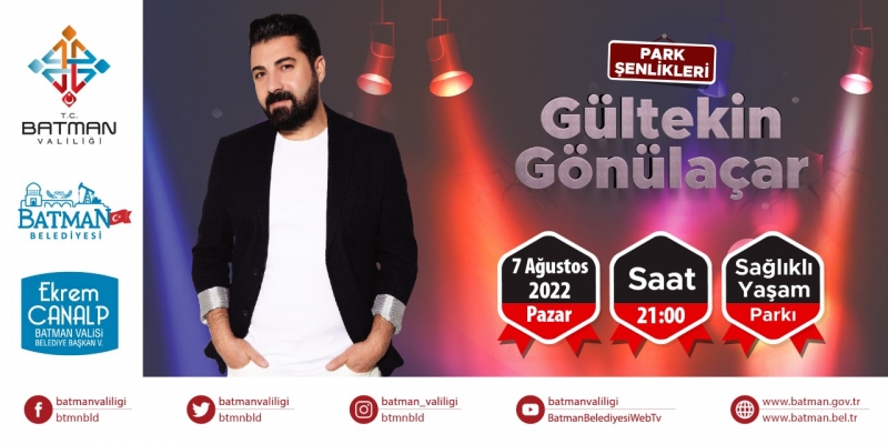 İLK KONSER BATMANLI GÜLTEKİN GÖNÜLAÇAR’DAN