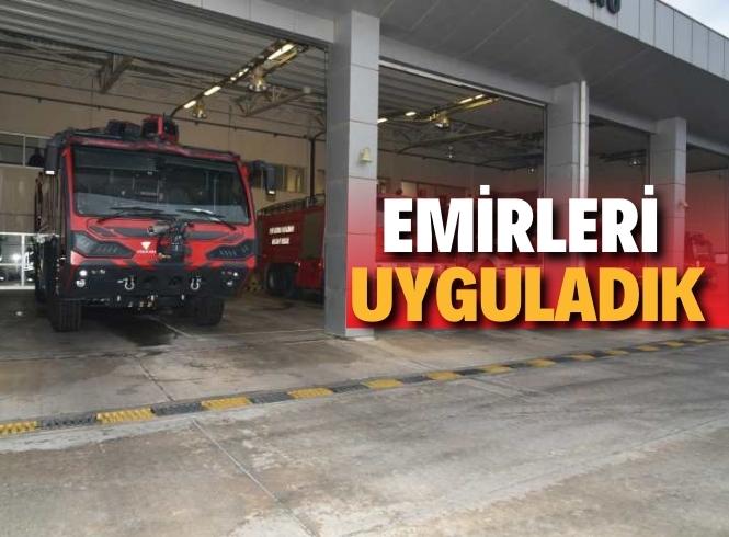 İTFAİYE'DEN İDDAALARA YANIT GELDİ