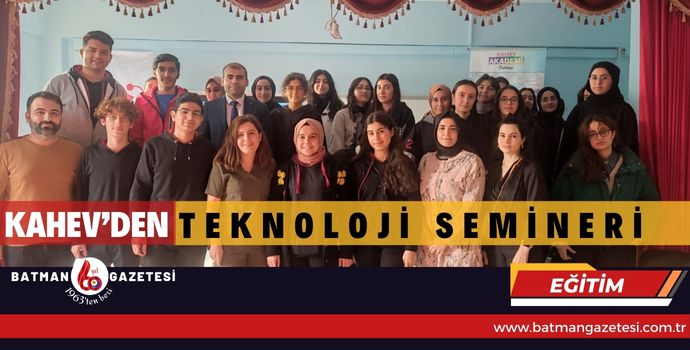 KAHEV’DEN TEKNOLOJİ SEMİNERİ