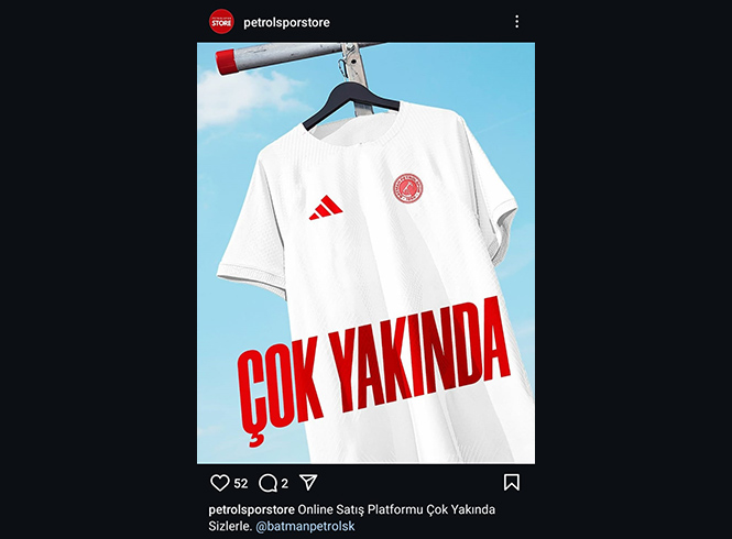 Petrolspor Store Online Açılıyor