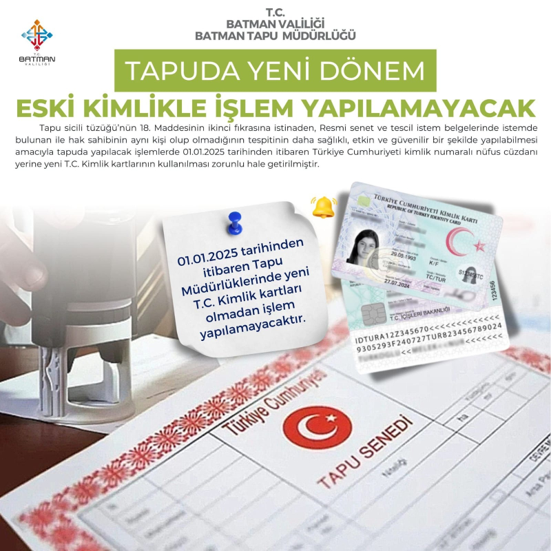 TAPUDA YENİ DÖNEM