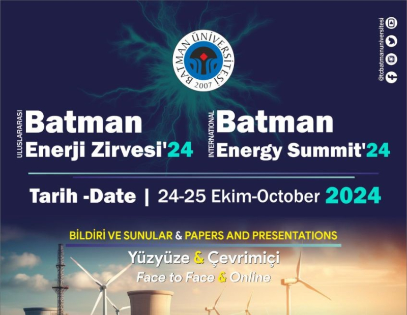 ULUSLARARASI BATMAN ENERJİ ZİRVESİ BAŞLIYOR