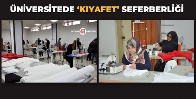 ÜNİVERSİTEDE ‘KIYAFET’ SEFERBERLİĞİ