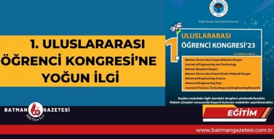 1. ULUSLARARASI ÖĞRENCİ KONGRESİ’NE YOĞUN İLGİ