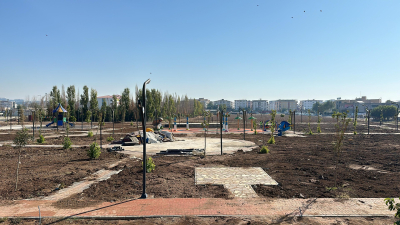 12 BİN METREKARELİK YENİ PARK